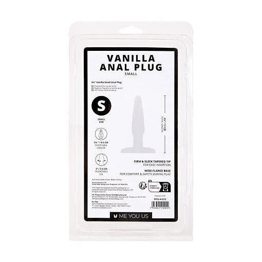 Me You Us Vanilla Small Anal Plug - Image 5