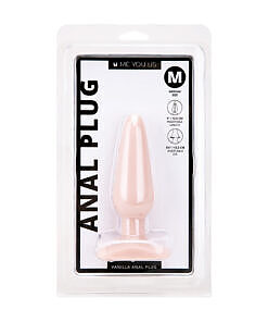Me You Us Vanilla Medium Anal Plug with smooth