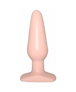 cream-colored silicone tear-drop shape
