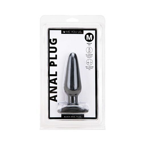 Me You Us Black Medium Anal Plug - Image 2