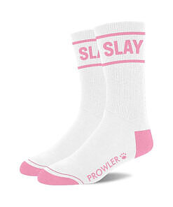Prowler Slay Socks in white and pink