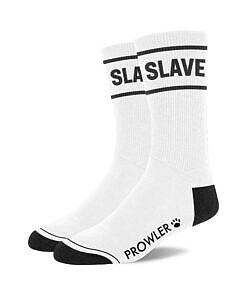 Prowler RED Slave Socks in black and white