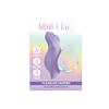 Adam & Eve Pleasure Panties in sleek black silicone with smooth contours