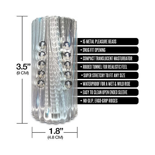 MSTR B8 Clear-View Beaded Stroker Balls to the Wall - Image 5