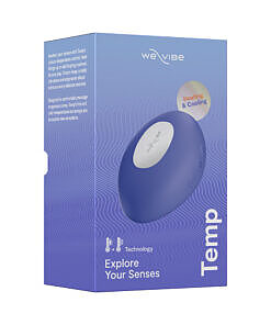 We-Vibe Temp Lavender Blue lay-on vibrator with heating and cooling