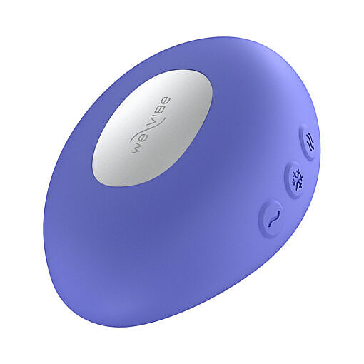 pebble shape in soft lavender silicone
