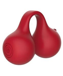 showing dual finger loops and snail-shaped red silicone body.