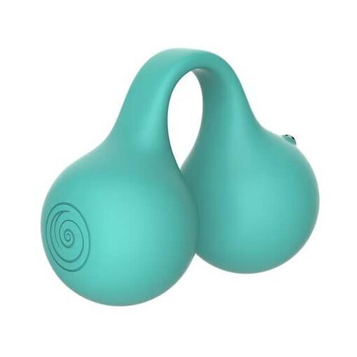 dual silicone tips and finger band resting on a muted surface.