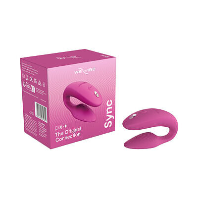 We-Vibe Sync 2 couples vibrator in rose silicone. Top Couple Sex Toys