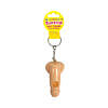 Super Fun penis whistle key chain in pink