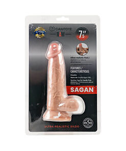 Camtoyz Ultra Realistic Dildo Sagan Small with lifelike texture