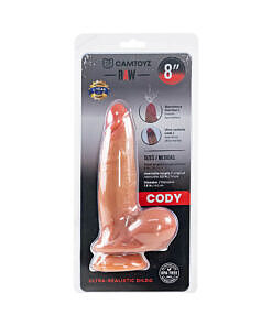 Camtoyz Cody ultra realistic squirting dildo with realistic veins