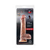 Camtoyz Ultra Realistic Dildo Renato with lifelike veins and curved shaft on a dark background.