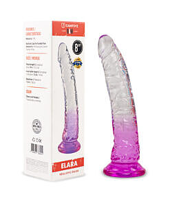 Transparent Camtoyz Elara realistic dildo with lifelike veins