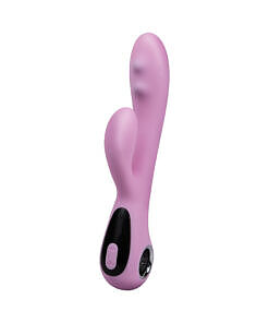 curved silicone shaft with rabbit ears