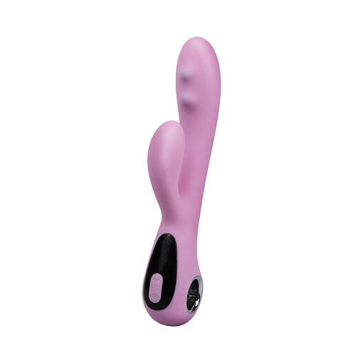 curved silicone shaft with rabbit ears