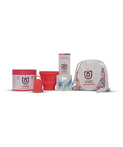 Uva Cup A Menstrual Cup Set - body-safe reusable menstrual cup for comfortable period protection