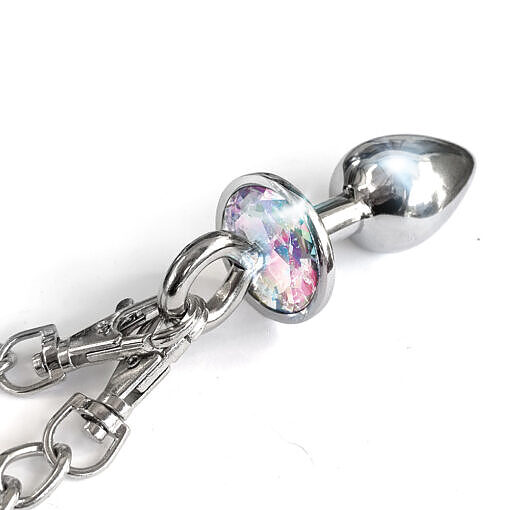 NIXIE Metal Butt Plug & Furry Handcuff Set Medium?ö¼?ÃUnicorn - Image 4