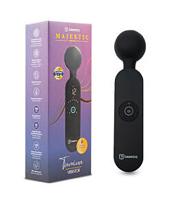 Camtoyz Majestic Tamina Vibrator lying on a satin sheet