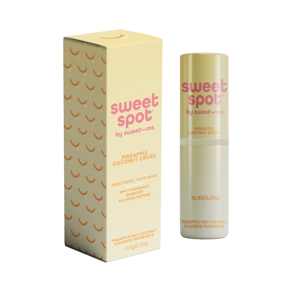 Sweetums Sweet Spot Pineapple Coconut Crush spray bottle