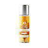 JO Bake Shoppe Orange Creampuff lubricant 2 oz bottle on white surface with dessert-themed label.