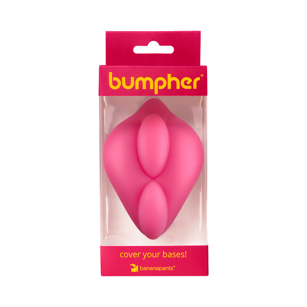 Banana Pants BumpHer Sweet Pink silicone cushion on a white background