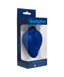 Banana Pants BumpHer Midnight Blue silicone cushion stretched over a dildo base