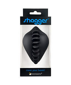 Banana Pants Shagger Black dildo base cover with soft