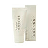 Coconu Water-Based Personal Lubricant 3oz single-use packets on a fresh aloe leaf background.