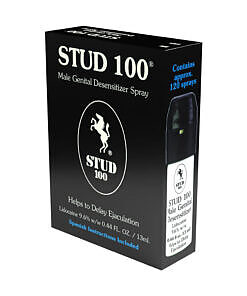 Stud 100 Delay Spray 12-pack of 0.44 oz bottles on white background
