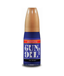 Gun Oil H2O Water-Based Lubricant 2 oz bottle on a clean surface
