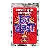 BJ Blast Oral Sex Candy Cherry packet with fizzing candy for oral play.