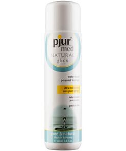 Pjur Med Natural Glide 100ml bottle with drop dispenser tip