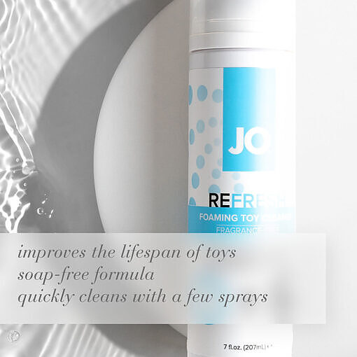 JO Refresh Foaming Toy Cleaner 7 oz. - Image 4
