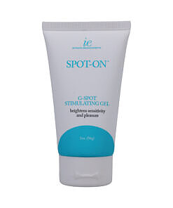 Doc Johnson Spot-On G-Spot Stimulating Gel 2oz tube with pink accent label