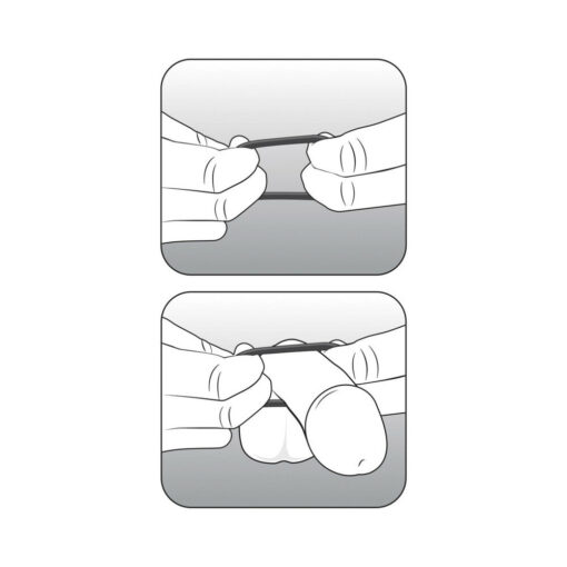 Performance VS1 Pure Premium Silicone Cockrings 3-Pack Medium Black - Image 7