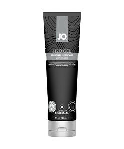 JO H2O water based lubricant gel bottle 4 oz on white background