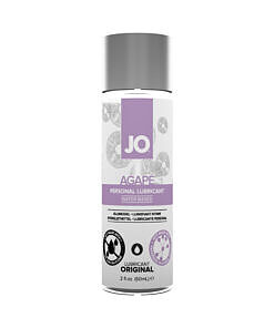 JO Agape Original Water-Based Lubricant 2 oz. bottle on a clean surface