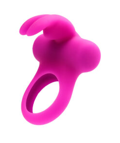 showing flexible silicone ring and bunny ears.