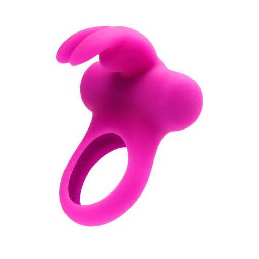 showing flexible silicone ring and bunny ears.