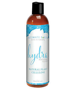 Intimate Earth Hydra Water Based Natural Glide 2 oz bottle on white background