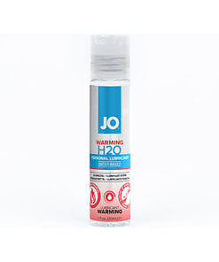 JO H2O Warming Water-Based Lubricant 1 oz. by System JO - silky warming sensation lubricant bottle