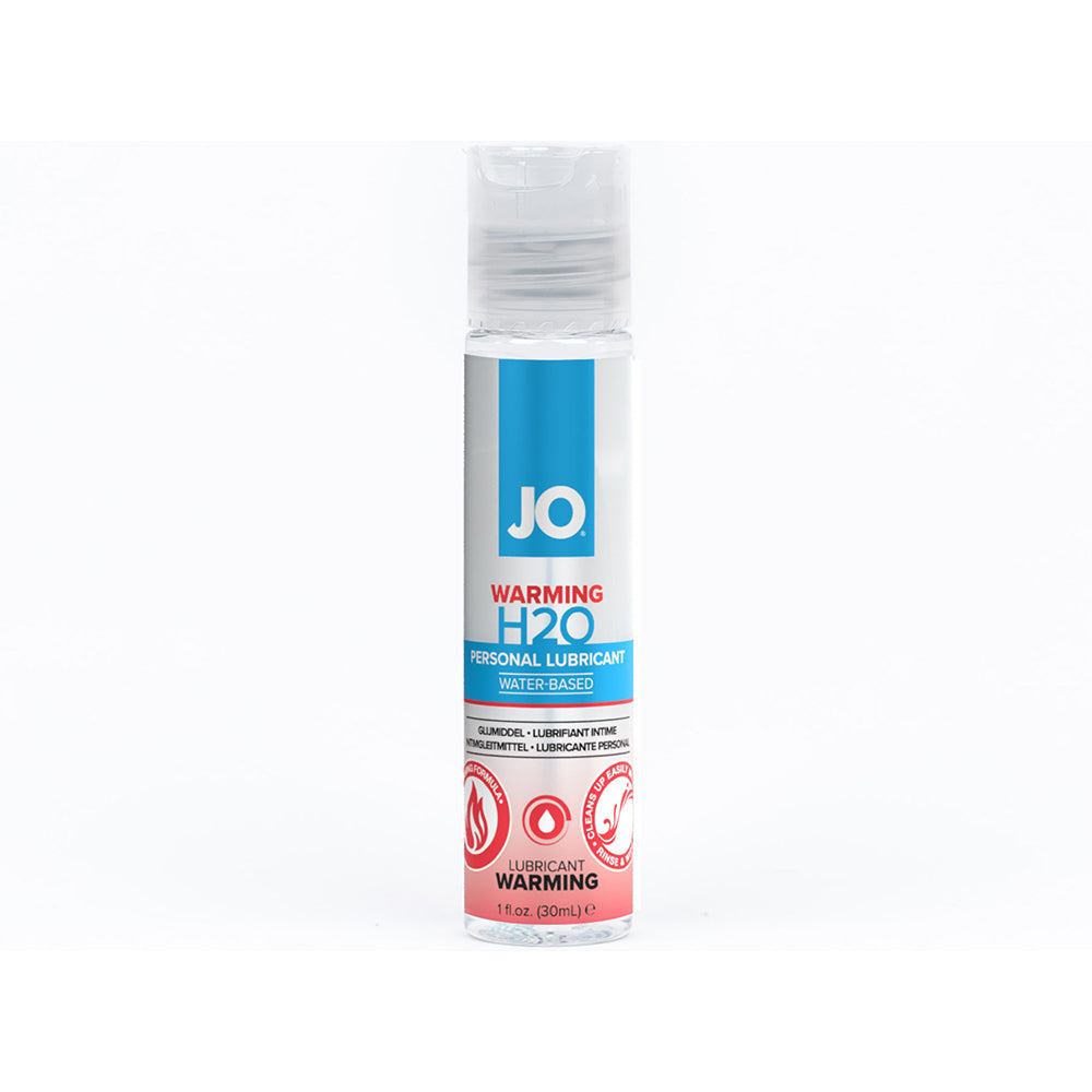 JO H2O Warming Water-Based Lubricant 1 oz. by System JO - silky warming sensation lubricant bottle