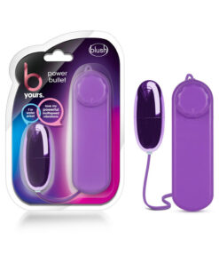 B Yours Power Bullet remote-controlled egg vibrator in purple
