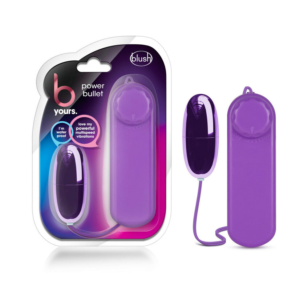B Yours Power Bullet remote-controlled egg vibrator in purple