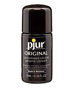 Pjur Original Silicone Lubricant 10ml travel-size bottle with clear silicone liquid
