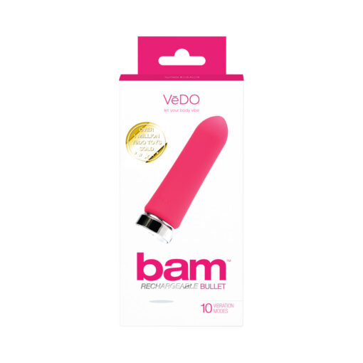 VeDO Bam Rechargeable Bullet - Foxy Pink - Image 4