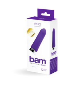 VeDO Bam rechargeable bullet in deep indigo silicone