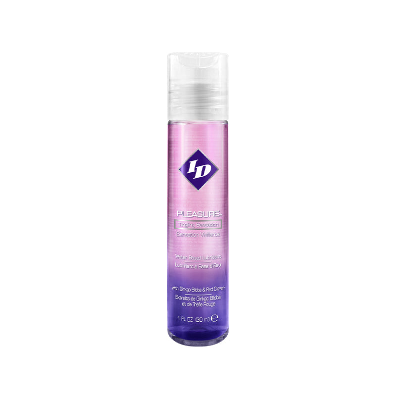 ID Pleasure Lubricant 1 fl oz pocket bottle with Ginkgo Biloba