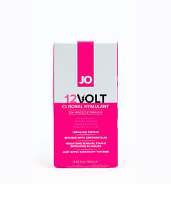 JO 12 Volt clitoral stimulant 0.34 oz bottle with dropper cap